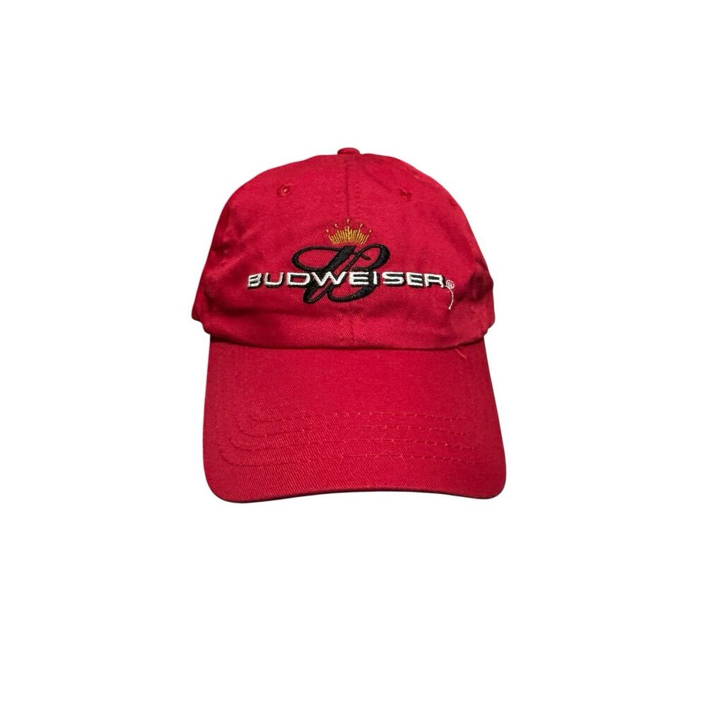 Budweiser King of Beers Red Crown Brewery Baseball Cap Hat 2004 Anheuser Busch